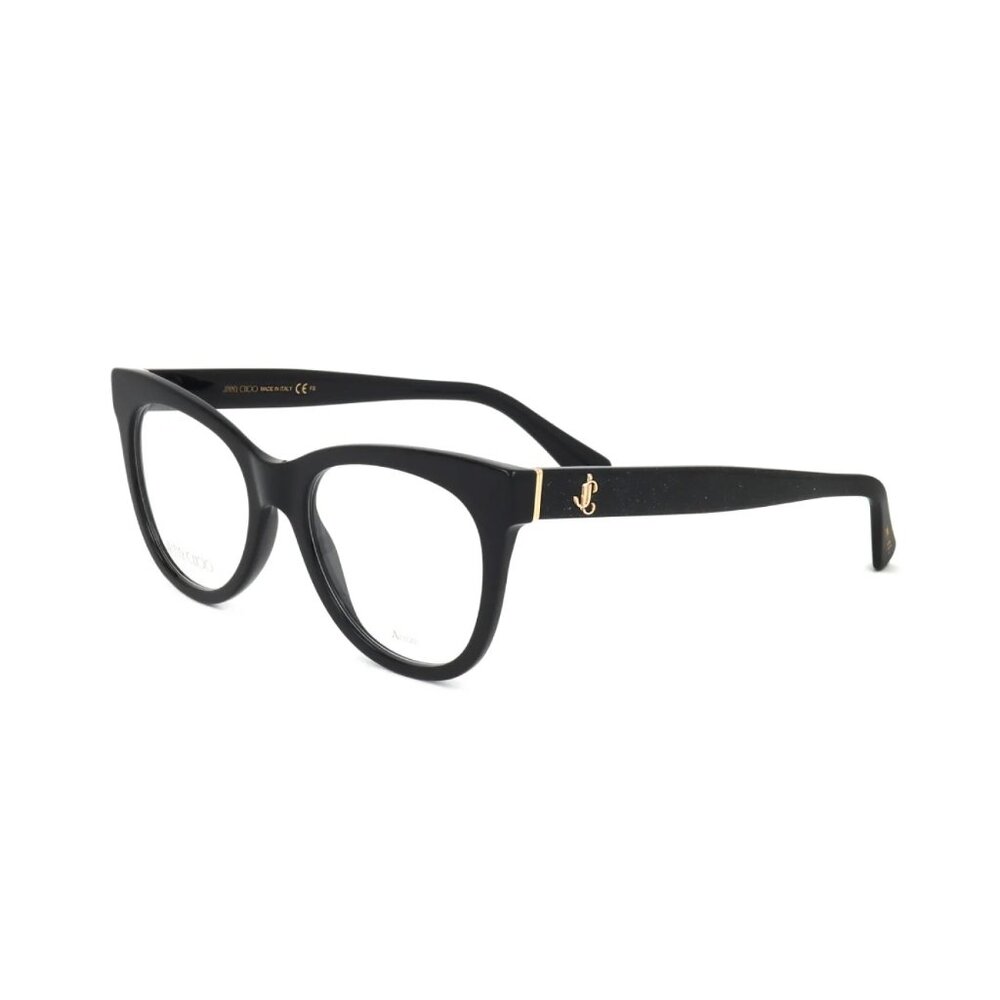 NEW JIMMY CHOO EYEGLASSES BLACK WOMEN EYEWEAR JIMMY JC276 0NS8 00